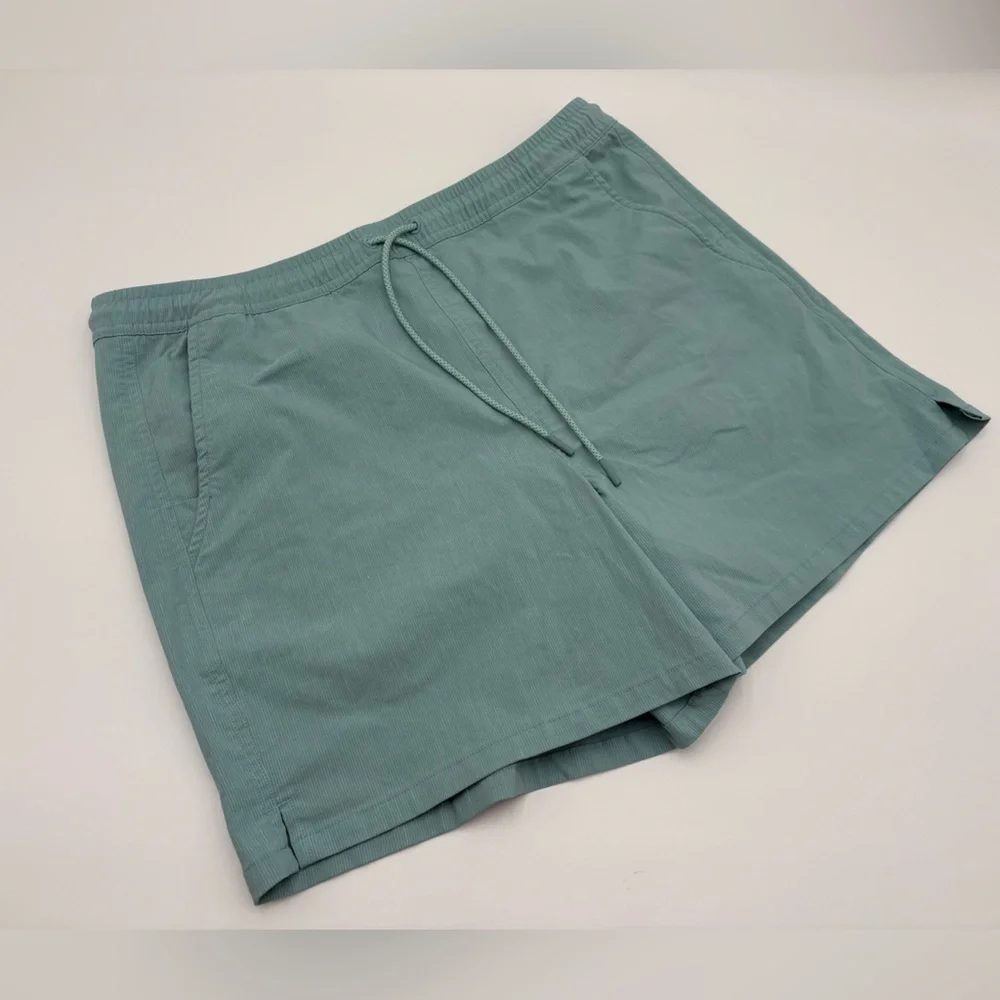 Athleta‎ Marin Board Shorts Teal Swim Shorts Medium 5” Inseam - Picture 12 of 15